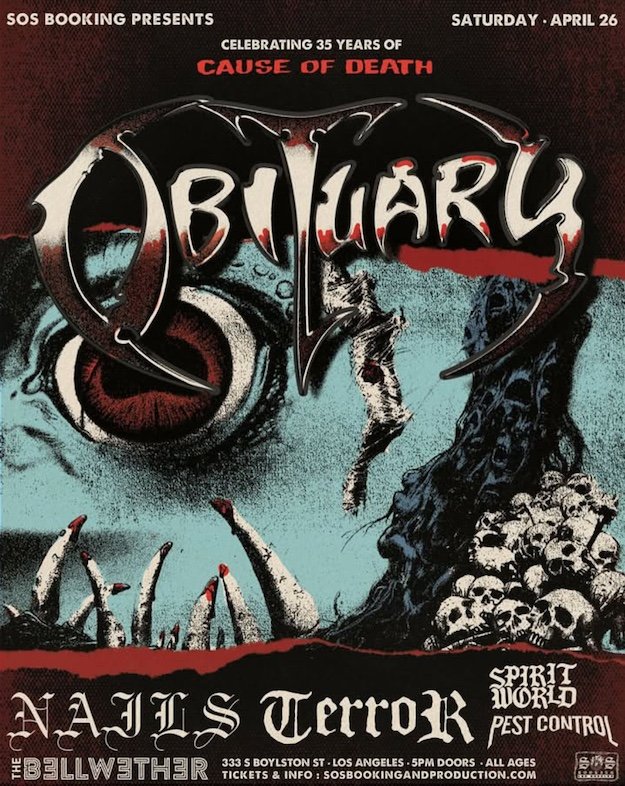 Obituary / Nails / Terror / Spiritworld / Pest Control — City of